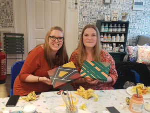 ONLINE CLASS: Getting stated with Furniture Painting & Geometric Design - The Box workshop