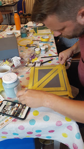 ONLINE CLASS: Getting stated with Furniture Painting & Geometric Design - The Box workshop