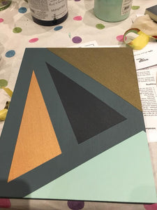 ONLINE CLASS: Getting stated with Furniture Painting & Geometric Design - The Box workshop