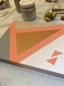 ONLINE CLASS: Getting stated with Furniture Painting & Geometric Design - The Box workshop