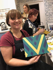 ONLINE CLASS: Getting stated with Furniture Painting & Geometric Design - The Box workshop