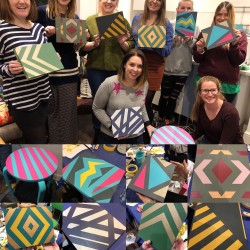 ONLINE CLASS: Getting stated with Furniture Painting & Geometric Design - The Box workshop