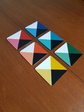 HOW TO GUIDE:  Upcycle old placemats with Geometric designs