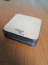 Done up North design Black and Metallic Gold coasters